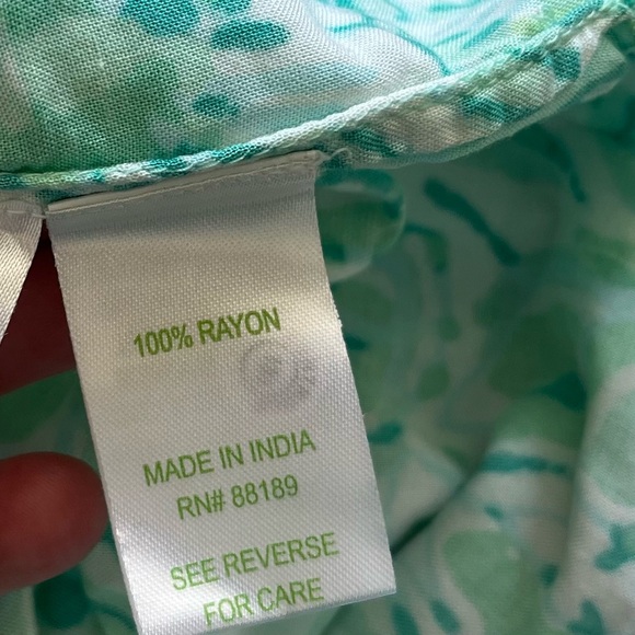 LILLY PULITZER Keona Tunic Hopelessly Devoted Engineered Tunic Size XS Pretty - Picture 5 of 8